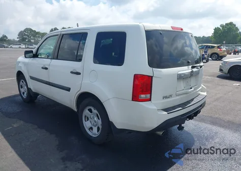 2014 Honda Pilot Lx из США, поврежденный, VIN 5FNYF3H23EB016551